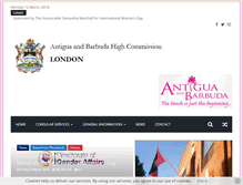 Tablet Screenshot of antigua-barbuda.com